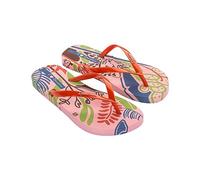 Ipanema Women's Graffiti III FEM Flip-Flop, Pink/RED, 7.5/8 UK