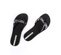 Ipanema Kirei Chic Print Flip Flop, Black, Size 8, Women Black