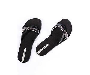 Ipanema Kirei Chic Print Flip Flop, Black, Size 8, Women Black
