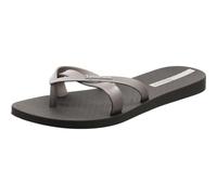 Ipanema Women's Kirei Fem Flip-Flop, Black Silver, 6 UK
