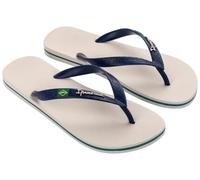 Ipanema Men's CLAS Brasil II AD Flip Flops, Beige/Dark Blue, 38 EU, Beige Dark Blue, 6 UK