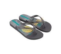 Ipanema Men's Summer Iv Ad Flip-Flop, Grey Yellow Blue, 5 UK