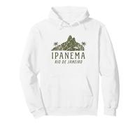 Ipanema Rio de Janeiro Brazil Retro Beach Sunset Vintage Pullover Hoodie