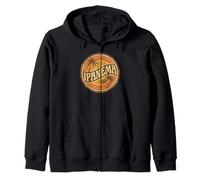Ipanema Rio de Janeiro Brazil Retro Beach Sunset Vintage Zip Hoodie