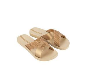 Ipanema Sense Cross Over Slide, Beige, Size 3, Women Beige