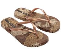 Ipanema Women's Animal Print Vi Fem Flip-Flop, Beige Gold Brown, 7 UK