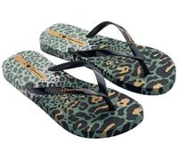 Ipanema Women's Animal Print VI FEM Flip Flops, Grey/Green, 38 EU, Grey/Green, 6 UK