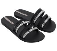 Ipanema Women's Chic Slide Fem Sandal, Black, Beige, 6 UK