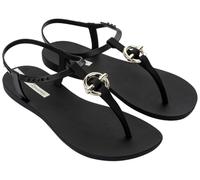 Ipanema Women's Class Belt Sandal Fem Flip-Flop, Black/White, 8 UK