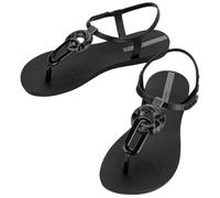 Ipanema Women's Class Marble Slide Sandal, Black/Grey, 9 UK
