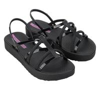 Ipanema Women's Diversa Flatform Ad Sandal, Black Lilac, 7 UK
