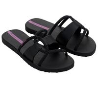 Ipanema Women's Diversa Slide Ad Sandal, Black Lilac, 3.5 UK
