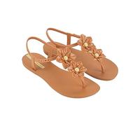 Ipanema Women's Duo Flowers Sandal Fem, Brown Yellow, 9 UK