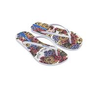 Ipanema Women's Frida Kahlo Sandal, White, 4 UK