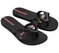 Ipanema Women's Kirei Chic FEM Flip Flops, Black/Brown Tile, 37 EU, Black Brown Tile, 5 UK