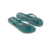 Ipanema Women's Maxi Glow Fem Flip-Flop, Green Glitter Green, 4 UK
