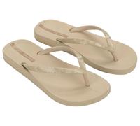 Ipanema Women's Mesh Ix Fem Flip-Flop, Beige Beige Gold, 8.5/9 UK