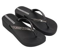 Ipanema Women's Mesh Ix Plat Fem Wedge Sandal, Dark Grey, 5 UK