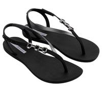 Ipanema Women's Sandal Rio Fem, Black Silver, 8 UK
