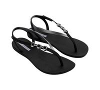 Ipanema Women's Sandal Rio Fem Flip-Flop, Metallic Silver, 8.5/9 UK
