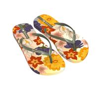 Ipanema Women's Verao Tropical Fem Flip-Flop, Beige Green, 5 UK