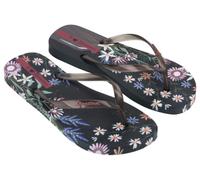 Ipanema Women's Verao Tropical Fem Flip-Flop, Black Pearly Black, 7.5/8 UK