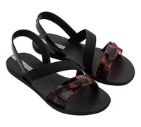 Ipanema Women's Vibrant FEM Sandals, Black/Turtle/Beige, 40 EU
