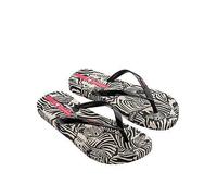 Ipanema Zebra Print Flip-flop, Beige, Size 3, Women Beige