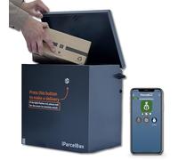 iParcelBox Medium - Secure Smart Parcel Delivery Box | Mains Powered | Weatherproof, App-Controlled, Large Capacity, Ideal for Home Deliveries