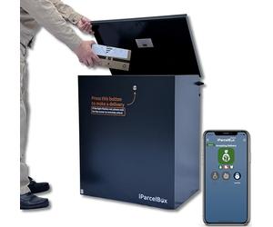 iParcelBox XL - Secure Smart Parcel Delivery Box | Parcel Safe Place | Mains Powered | Weatherproof, App-Controlled, Huge Capacity, Ideal for Home and Business Deliveries