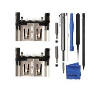 iParto 2 Pack Replacement HDMI Port for PS4 Slim / PS4 PRO Display Socket Interface Jack Connector Repair Kit