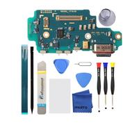 iParto Charging Port Replacement Kit for Samsung Galaxy S24 Ultra SM-S928U SM-S928U1 USB Flex Dock Connector Charging Flex Replacement with Tools