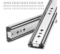 IPARTS EXPERT Heavy Duty Drawer Runners, 550mm Drawer Slides Full Extension Ball Bearing Rails Track Guide Glides Side Mount Max Load 120kg 1pair for Good Shelf, Van, Truck, RV, Camping