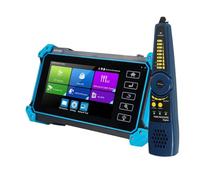 IPC Tester, IP CCTV Tester Monitor 5 in 1 IPC5100C Plus 4K IP 8MP CVI TVI AHD Analog VGA Input with Cable Tracer POE(IPC5100C Plus)