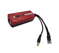 IPCamPower Gigabit POE to 12V DC Converter w/POE Pass Through, Takes Incoming POE and Converts to 12V DC While Passing Through The POE, 802.3af/at POE, 10/100/1000, POE Power Splitter and Extender