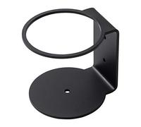 IPEA Iron Wall Mounted Sanitizing Gel Dispenser, Soap, Bottle Holder, Black, Height 90 mm, Metal