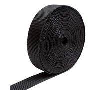 IPEA Nylon Hard Strap for Backpack and Bags - 10 Meters Long - Multi-Purpose Strap Cord for Sewing, Sports, Luggage, DIY - Sizes 20/25/30/40mm - Black - 2CM
