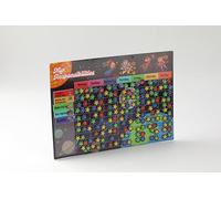 iPEAU|Magnetic Reward Chart for Kids&Board 2-in-1 Set Multiple Chore Chart for Children Ages 3-9 with 280 Stars&152 Task Magnets-Visual Toddlers Daily Schedule for ADHD Autism-Fridge & Wall Hanging