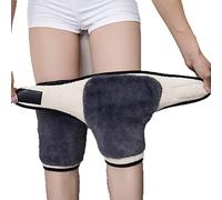 IPENNY 1 Pair Wool Knee Leg Warmer Adult Compression Kneepad Sports Protective Gear Padded Crushproof Knee Pad Knee Brace Sleeve Warmer for Exercise or Work - Pain-relief, Free-injury, Warm-up