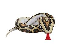 IPENNY 170cm/67inch Soft Stuffed Snake Toy Long Fake Snake Plush Cuddly Toy Animals Toy Kids Gift for Garden Props and Halloween Tricky Creepy Prank