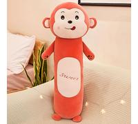 IPENNY 70cm/28inch Long Cute Monkey Doll Plush Cuddly Toy Sleep Pillow Super Soft Stuffed Animals Toy Kids Gift for Valentines Girlfriend