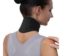 IPENNY Neck Support Brace with Self Heating Magnets & Tourmaline Adjustable Cervical Collar Neck Pad for Neck Stiff Pain Relief Headache Migraines Rheumatoid and Osteoarthritis