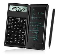 IPepul Scientific Calculators for Students, 10-Digit Large Screen, Math Calculator with Notepad, Classroom Must Haves for Middle High School Supplies & College (Black)