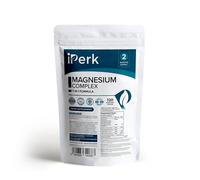 iPerk Magnesium 7-in-1 Formula, 2-Month Supply Food Supplement, Blend with Glycinate, Malate & Citrate, Non-GMO, 120 Vegetarian Capsules
