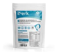 iPerk Sea Moss Complex: Bladderwrack, Burdock & Ashwagandha - 14,000mg High Potency Formula - 60 Vegan Capsules - UK Manufactured