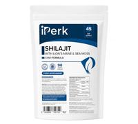 iPerk Shilajit with Lion's Mane & Seamoss Supplements, 90 Tablets