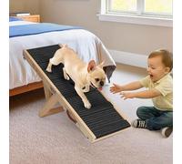 iPetba Dog Ramp for Sofa for Small Dogs - Joint-friendly, Anti-Slip, Folding, Adjustable, Portable, Up to 35 lbs