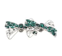 Ipetboom 1 Pair Rhinestone Bow Shoe Clips for Heels and Flats, Sparkling Butterfly Knot Decoration, Detachable Women’s Shoe Accessories for Daily Outfit
