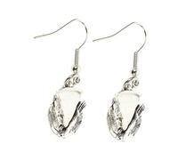 Ipetboom 1 Pair Vintage Cake Dessert Drop Earrings for Women Unique Alloy Ear Decor present for Parties and Celebrations Retro Style Jewelry Charming Cake Pendant Design