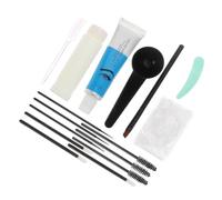 Ipetboom 1 Set Diy Eyebrow Coloring Kit Dark Brown/black Brow Makeup Tools for Home Use